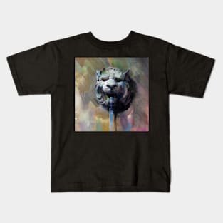 Lion Head Fountain Kids T-Shirt